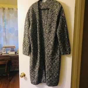 Sale !! Price drop !Black grey and white tweed sweater